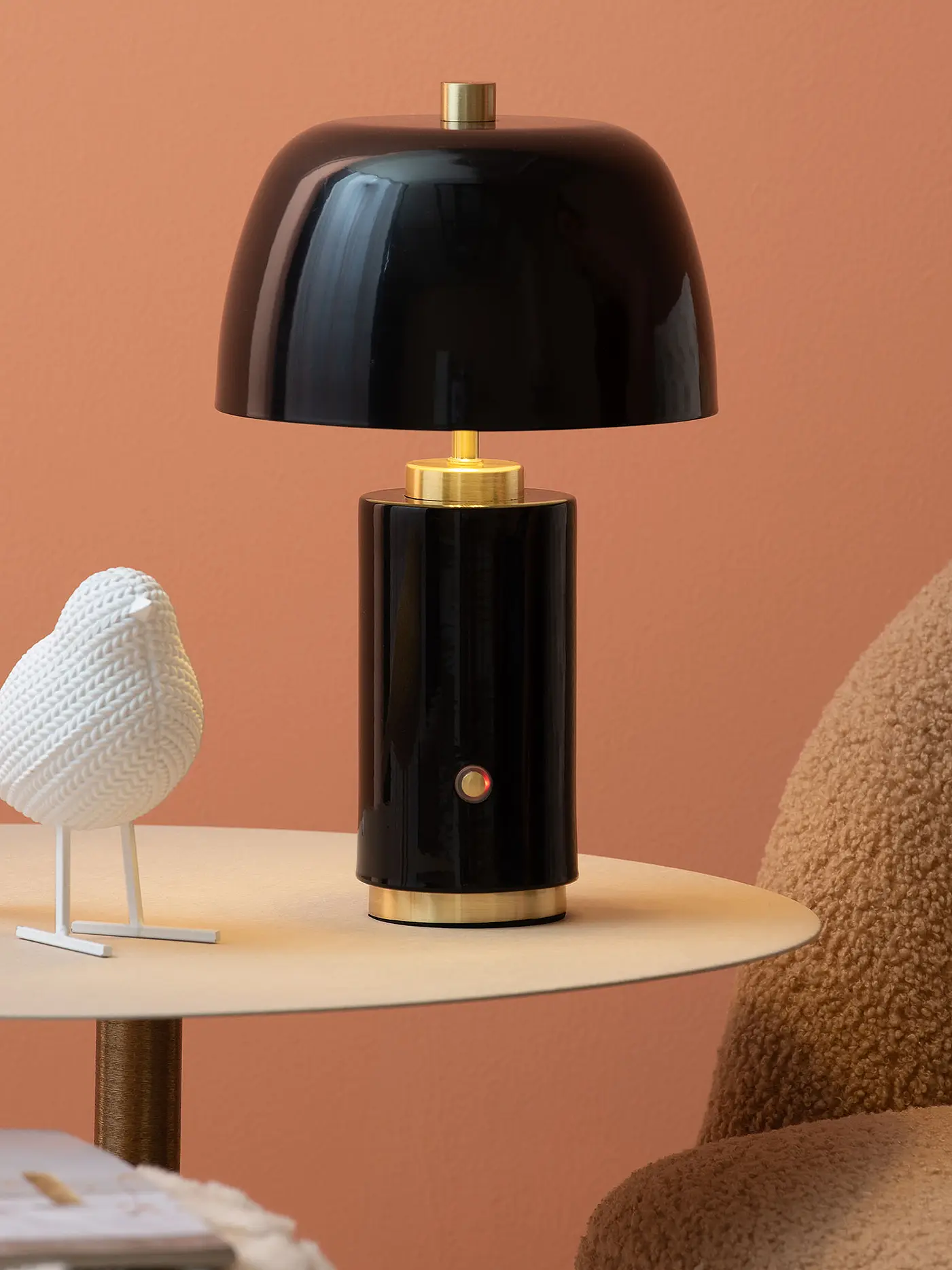 LEITMOTIV | LED Tischlampe FREYA Iron Black | 